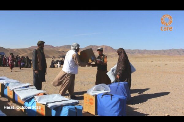 CARE Česká republika pomoc zemetreseni Herat Afghanistan9