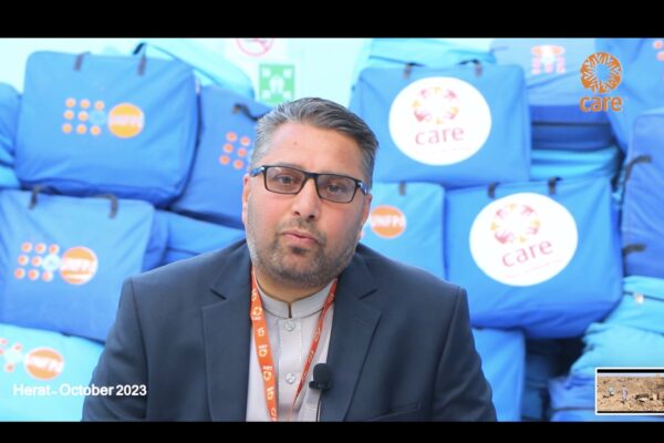 CARE Česká republika pomoc zemetreseni Herat Afghanistan_7