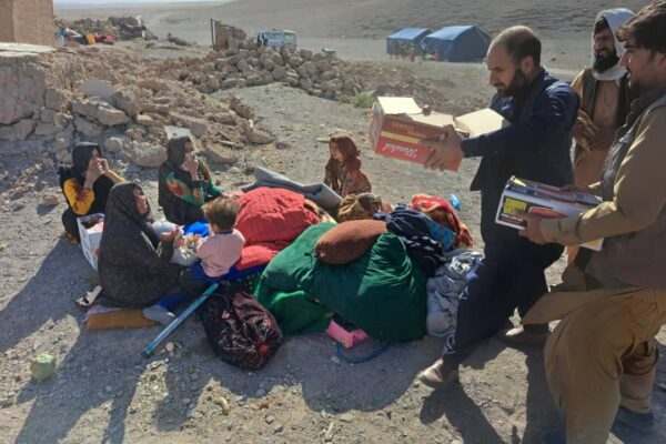 SOS zemětřesení v Afgánistánu