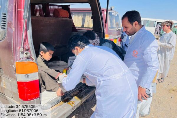 Photos from a strong earthquake that hit western province of Herat- Afghanistan. the main site of the quake was Zindajan district of Herat province. CARE stafff have reached the struck site and assissting affected people of the quake. The quake happened on Oct 7, 2023.&nbsp;