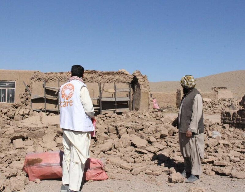CARE Česká republika pomoc lidem po zemětřesení v v Aghánistánu