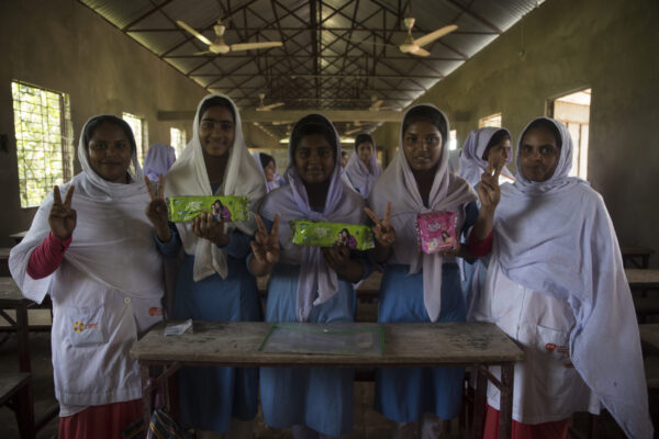 Fatema Mobin along with the other private CSBA of Care GSK project visiting Ratargaon High School at Sunamganj for growing the awareness of adolescence and menstrual management knowledge with girl student of those isolated zone of Sunamganj. People from those areas are deprived from proper education of health care and other basic rights. Date: 24/06/2019
&nbsp;

&nbsp;
