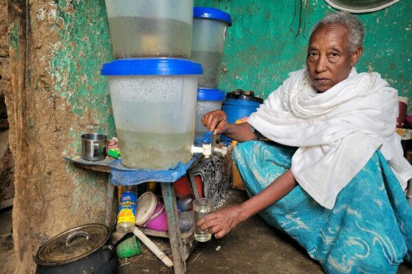 CARE supports the community with filtrations systems to have access to clean water. &ldquo;Now that we filter our drinking water, we reduced many illnesses and have fewer health center visits. We now know that we cannot drink the water without filtration. If we do, we will face a severe health challenge. I support my community by educating my neighbors and teach them how to build a filter with local material&rdquo;, says Yalga.