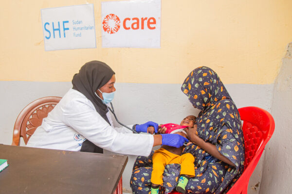 CARE Sudan provides health services and malnutrition treatment to displaced people and host communities in South Darfur.